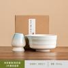 Juego de Té Matcha Degradado Cerámica Japonesa Caja de Regalo Tazón Matcha Transfronterizo Juego de Té Japonés Estilo Ins de 100 Piezas