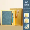Set de Regalo de Caja con Cuaderno A5 con Logo Personalizado para Reunión Anual de la Empresa, Práctico Set de Regalo para Clientes y Empleados