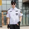 Ropa de Seguridad Camisa de Manga Corta de Verano Estilo Chaqueta de Servicio Ropa de Seguridad Superior Camisa de Manga Corta de Seguridad para Hombre