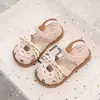Sandálias de Princesa para Crianças 2026 Estilo Verão Sandálias da Moda Confortáveis para Meninas Bebê Versáteis Biqueira Fechada Praia Solado Macio