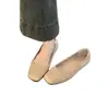 Zapatos Retro Planos sin Cordones de Punta Cuadrada para Mujer, Novedad Otoño 2026 Zapatos Planos sin Cordones de Abuela, Suaves y Elegantes para Combinar con Faldas