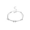 Pulsera de Mariposa de Doble Capa para Mujer de Lujo Ligero ins Diseño Nicho Simple Pulsera para Niñas Pulsera para Estudiantes