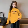 Y2041# cuello semi-alto manga larga amigable con la piel primavera y otoño camiseta para niños terciopelo alemán cálida interior chaqueta para niños camiseta base
