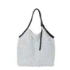 2026 Nueva Moda Estilo Coreano Único Casual Bolso de Hombro de Lunares para Mujer, Gran Capacidad Bolso de Mano Simple Artístico Estilo Bosque