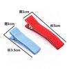 3.5/5cm pinza para el cabello todo incluido DIY hecho a mano color horquilla doble pinza de pico de pato tocado para niños accesorios para el cabello de cinta de color caramelo