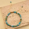 Pulsera para Mujer de Piedra Natural Transfronteriza de Amazon con Cuerda Trenzada Ajustable Joyería de Moda con Cuentas para Mujer