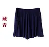 Shorts Casuais de Modal Soltos Tamanho Grande Calças de Praia Bolso Calças de Perna Larga Verão Finos Novos Hot Pants Femininos