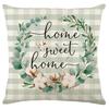 Fronhas de Primavera e Verão para Quarto, Sala de Estar, Sofá, Almofadas Decorativas Florais de Linho, Capas de Almofada, Suporte para Designs Personalizados