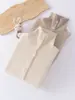 Nuevo Suéter de Punto de Lana Pura con Cuello Alto Medio Abierto de Manga Larga para Niños Color Sólido Holgado Jersey Suéter de Lana Otoño/Invierno 2026
