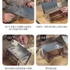 Amazon Grelha Dobrável de Aço Inoxidável Churrasqueira ao Ar Livre Espessada Forno de Carbono Camping ao Ar Livre Fogão de Churrasco Fabricantes Domésticos