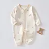 Body para Bebé Ropa para Recién Nacidos Algodón Puro Clase A Sin Etiquetas Pijama para las Cuatro Estaciones Traje para Salir Traje para Gatear Artesanía Sin Etiquetas