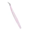Pinzas para Pestañas, Pinza de Pluma Dorada, Pinza de Delfín, Pinzas de Alta Precisión para Extensiones de Pestañas, Pinza para Pestañas Postizas, Acero Inoxidable