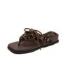Chanclas de Plataforma de Suela Gruesa para Mujer Verano Uso Exterior 2026 Estilo Nuevo con Faldas Sandalias de Playa Chanclas de Cuña Plataforma