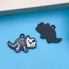 Mezcla de 8 Animales Dinosaurios Herbívoros Lindos de Dibujos Animados Colgante de Aleación de Zinc Accesorios de Joyería para Pulsera DIY Collar Llavero