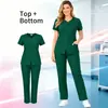 Traje de Exfoliación con Ozono Ropa para Lavar a Mano Ropa Protectora Médica Ropa Médica Ropa de Trabajo de Doctor Uniforme de Enfermera Ropa para Lavar a Mano Traje de Exfoliación