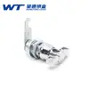 Candado para puerta de casillero Wangtong 9964 cerradura de puerta de aleación de zinc superficie cromada candado para puerta giratoria de 90 grados
