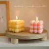 Vela Aromática Cubo de Rubik Modelado Adornos para el Hogar con Aromaterapia Estilo Ins Vela de Cumpleaños con Aromaterapia Foto Creativa Ceremonia de Acompañamiento