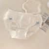 Algodão Puro Antibacteriano 5A no Fundilho Estilo Fofo e Doce Cobre o Quadril Roupa Íntima de Algodão para Bebê Calcinhas Femininas Novas 2025
