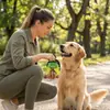 Nueva Bolsa Portátil para Comida de Perro con Cremallera, Se Puede Colgar en la Cintura, Bolsa de Entrenamiento para Salidas, Bolsa Multifuncional para Snacks de Mascotas