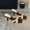 Las sandalias de tacón alto sin cordones Chuyuji, de diseño único, con punta cuadrada abierta y para mujer, son perfectas para el verano con faldas, y presentan hermosas tiras cruzadas.