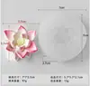 Molde de Silicona para Vela Aromática Floral de Rosa DIY Piedra Difusora de Pétalos Molde para Jabón Artesanal Yeso Resina Epoxi