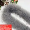 Tiras de Pele Sintética de Guaxinim para Venda por Atacado 8cm Gola de Pele para Roupas Punhos Manto Terno Tang Hanfu Acabamento de Pele DIY Acessórios para Roupas