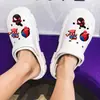 Accesorios para Zuecos de Superhéroe Rojos Decoraciones para Zapatos DIY Hebilla de Zapato de Goma Suave de PVC Hebilla Decorativa Fábrica en Stock