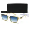 Nuevas Gafas de Sol Cuadradas de Moda Europea Americana para Mujer Gafas de Sol Retro con Doble Puente para Hombre Protección Solar para Exteriores 84026