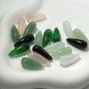 Pingente de resina imitação de jade ágata 8*22mm pingente gota d'água acessórios para grampos de cabelo brincos estilo nacional DIY