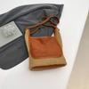 Bolsa de ombro feminina, nova moda outono e inverno 2024, bolsa transversal, fosca, grande capacidade, bolsa tote, bolsa feminina