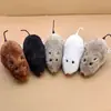 Popular brinquedo de pelúcia com corda e corrente, rato, animal realista que pode correr, brinquedo fofo e divertido para cães, gatos e ratos