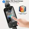 Bolsa Impermeável para Quadro Dianteiro de Bicicleta com Suporte para Celular com Tela Sensível ao Toque em TPU e Entrada para Fone de Ouvido, Compatível com Celulares de 6,5 polegadas, Acessórios para Ciclismo de Bicicleta de Estrada e Montanha