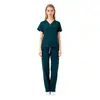 Uniforme de Enfermera Dividido para Mujer, Set de Verano para Doctor y Enfermera, Ropa de Trabajo de Dos Piezas para Odontología Oral, Manga Corta, Pantalones Largos