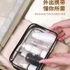 Bolsa de Higiene Pessoal Portátil de Viagem Bolsa de Maquiagem de PVC Bolsa de Cosméticos à Prova d'Água Bolsa Grande Transparente de Armazenamento para Natação Fitness Banho