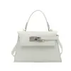 Bolso Cuadrado Pequeño de Color Sólido Texturizado de Gama Alta para Mujer, Elegante y a la Moda para el Trayecto Diario, Gran Capacidad, Sencillo y Chic, Bolso Cruzado Ligero