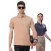 Festa Estudantil uniforme de classe roupa para atividade em grupo lapela manga curta roupa de trabalho camiseta verão masculina e feminina polo de meia manga