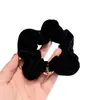 Accesorios para el Cabello para Mujer 2026 Versión Coreana Scrunchie de Terciopelo Retro Moda Simple Lazo para Cola de Caballo Baja Moño Cuerda para el Cabello