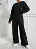 Amazon Aliexpress Sitio Independiente Ropa Femenina Transfronteriza Otoño e Invierno Trajes de Moda Casual Europeos y Americanos