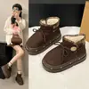 Botines, cálidos, cómodos para hombres y mujeres, adecuados para usar al aire libre, botas de nieve para mujer, otoño/invierno 2026, estilo nuevo con forro de felpa y suelas gruesas, modernos y antideslizantes