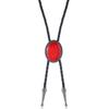 Collar de Piedras Preciosas Transfronterizo Cadena de Cuero para Suéter Cadena de Suéter Larga Estilo Hip-Hop Colgante de Polo Acrílico Vintage Rojo Negro Azul