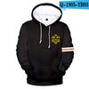 Sudadera con capucha con estampado digital de Xiaohai, nueva sudadera con capucha de estilo japonés transfronterizo de 2019