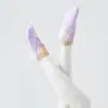 Calcetines de Yoga para Mujer Antideslizantes de Silicona Primavera y Otoño para Interior Fitness Deportes Calcetines de Correa Cruzada Pilates Venta al por Mayor