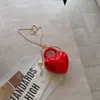 Bolsa de Acrílico 2026 Nuevo Modelo Moda Transfronteriza Europea y Americana Nicho Versátil Cadena de un Solo Hombro Cruzada Bolso de Mujer con Forma de Corazón