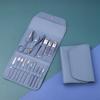 Cortauñas de Acero Inoxidable Set de Herramientas para Manicura Caja Set de Tijeras para Uñas Cortauñas de Alta Calidad Set Completo Venta al por Mayor