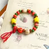 Pulsera de Cerámica Jingdezhen Fresca y Segura Significado Pulsera de Manzana Navidad Joyería Hecha a Mano Suministro en Vivo Venta al por Mayor