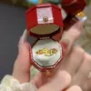 Novo Estilo Chinês Artesanato Antigo em Ouro, Anel Fique Rico Imediatamente, Design de Nicho de Alta Qualidade, Cavalo do Zodíaco, Anel do Ano Animal para Mulheres