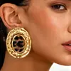 Pendientes de Flor Exagerada Estilo Popular Xiyin Transfronterizos Europeos y Americanos Aliexpress Moda Versátil Accesorios de Gama Alta