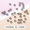 Venta al por mayor de fábrica acero inoxidable anillo de arco espaciador espaciador cuentas sueltas gota de agua colgante de cola pulsera diy joyería accesorios con cuentas cuentas