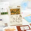 Señor. Tarjetas postales en caja de cartón, con ilustraciones sencillas, una serie de escenas de la vida estilo garabato, tarjetas de recuerdo de viaje, tarjetas de regalo y tarjetas decorativas