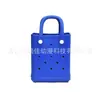 Bolsa de Praia Perfurada em EVA, Bolsa de Nicho Coreana, Acessórios DIY, Necessaire, Mini Bolsa de Mão Portátil